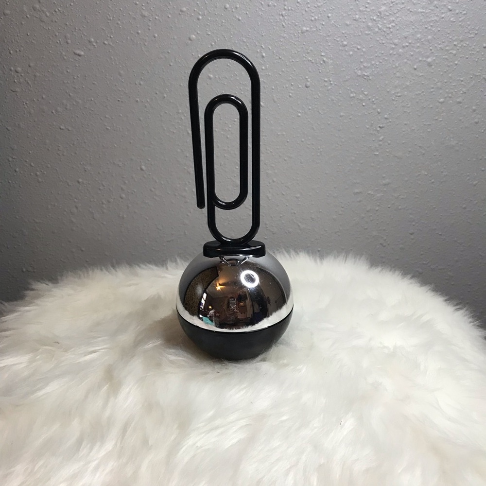 Vintage AVON paper clip paper wait after shave decanter.